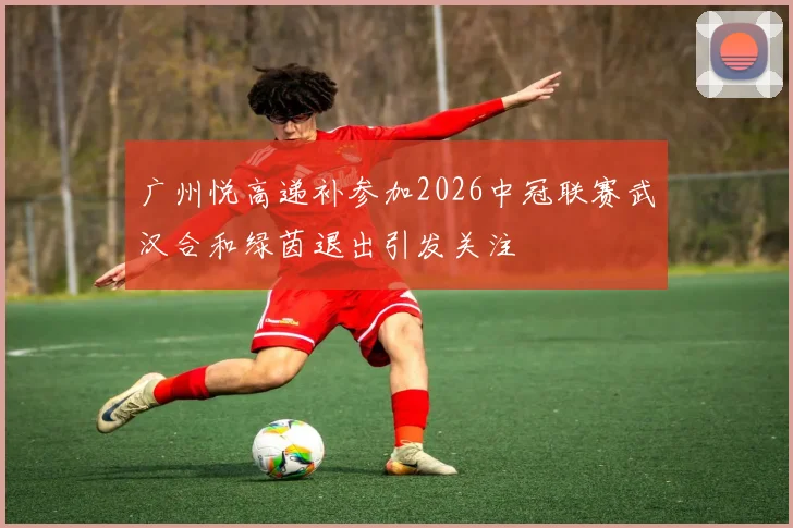 广州悦高递补参加2026中冠联赛武汉合和绿茵退出引发关注